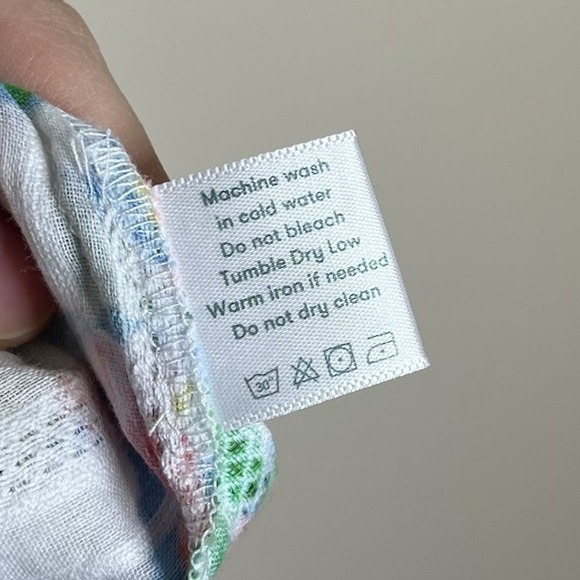 Floral Wrap Skirt Fruit Citrus Rose Boho Preppy XL Preppy L Beach Rollar Rabbit - Picture 7 of 8